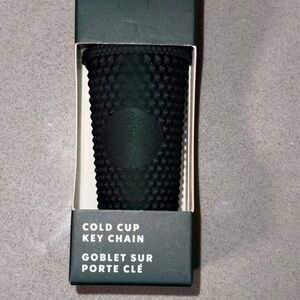 Starbucks Dark Green Cold Cup Key Chain
